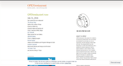 Desktop Screenshot of openrestaurant.org